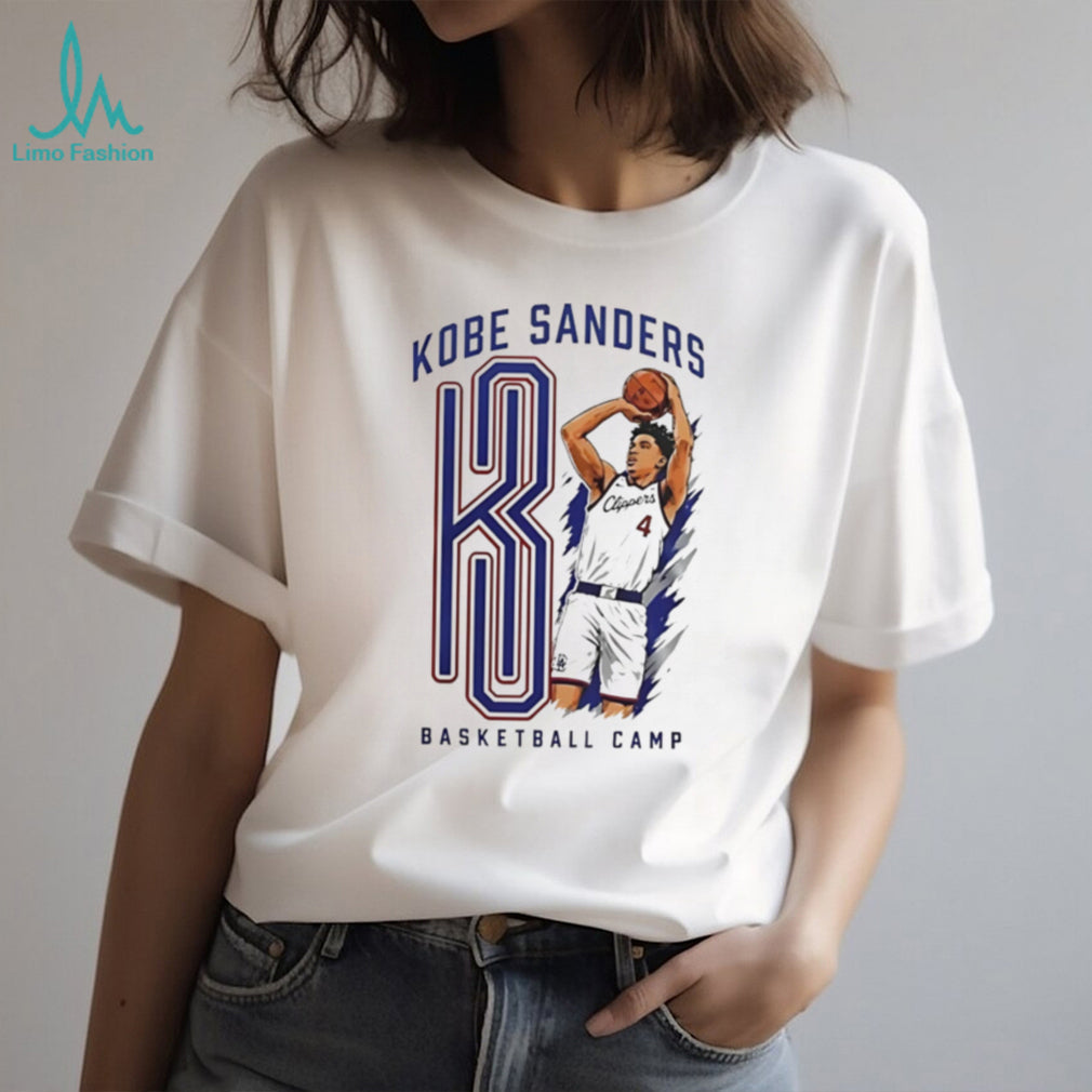 LA Clippers Kobe Sanders Basketball Camp portrait shirt