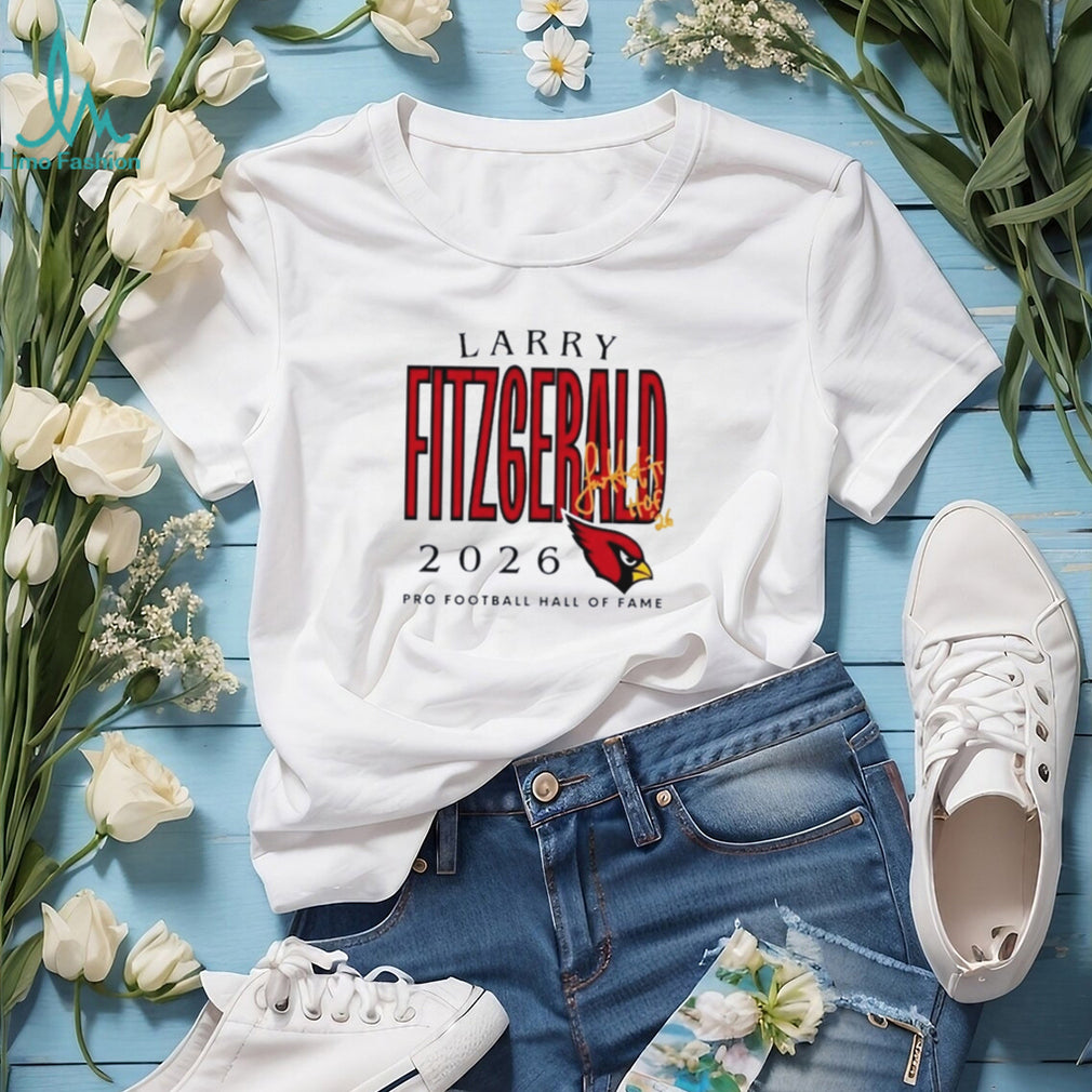 Larry Fitzgerald Cardinals Class of 2026 Hall of Famers shirt