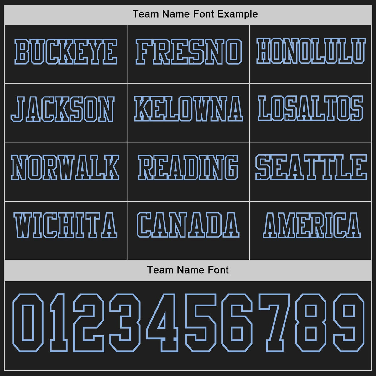 Custom Black Light Blue Long Sleeve Authentic Football Jersey