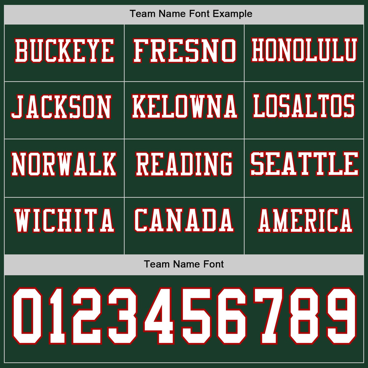 Custom Green White-Red Long Sleeve Authentic Football Jersey