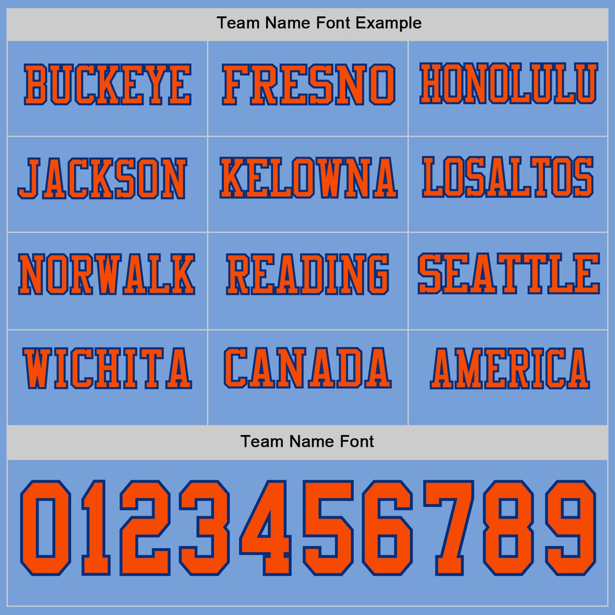 Custom Light Blue Orange-Royal Long Sleeve Authentic Football Jersey