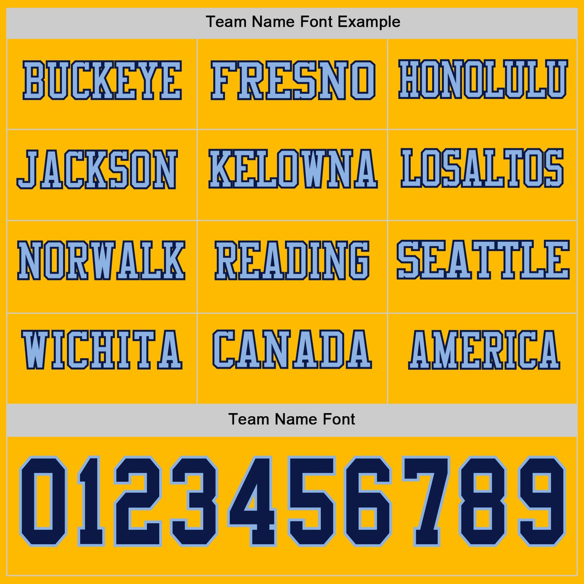 Custom Gold Navy-Light Blue Long Sleeve Authentic Football Jersey