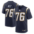 Los Angeles Chargers #76 Joe Alt Alternate Super Chargers Game Player Jersey - Navy