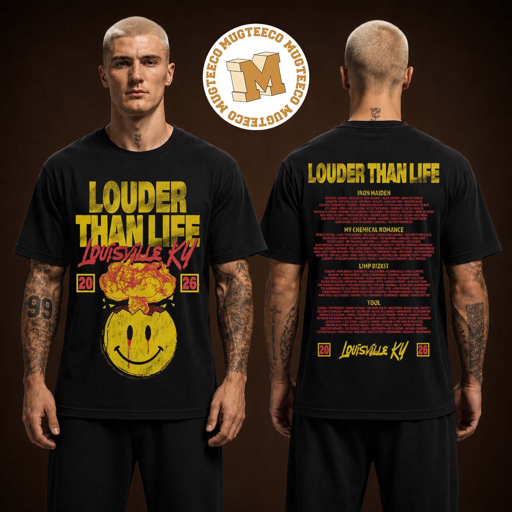 Louder Than Life 2026 Killer Smile Louisville KY Two Sided Unisex T Shirt
