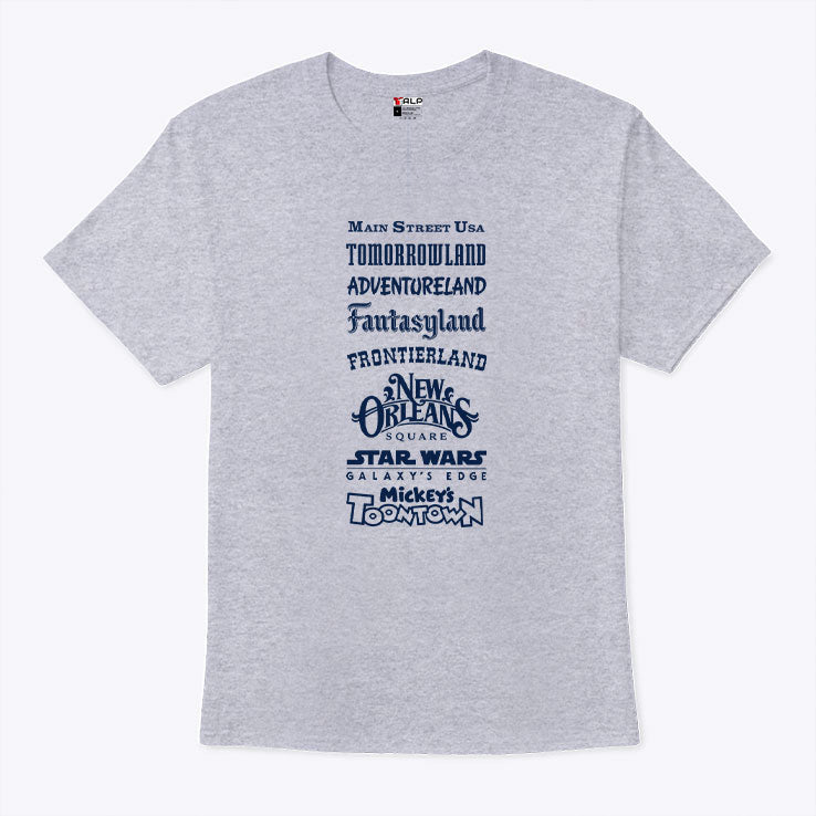 Main Street USA Disneyland Lands T Shirt