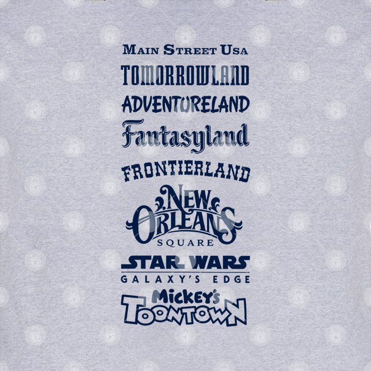 Main Street USA Disneyland Lands T Shirt