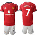 Manchester United #7 Ranoldo 2025 26 Red Home Soccer Jersey Suit