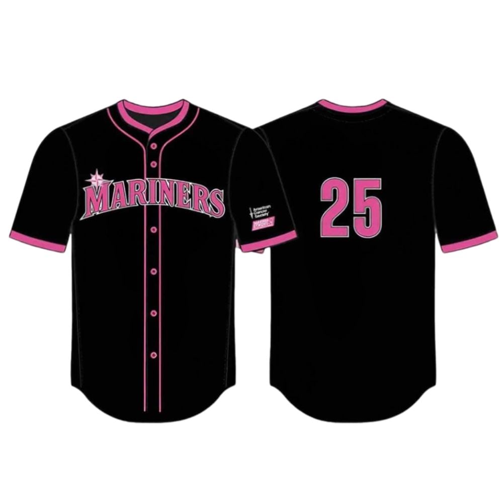 Mariners Pink At the Park Jersey 2025 Giveaway - Grishko.com