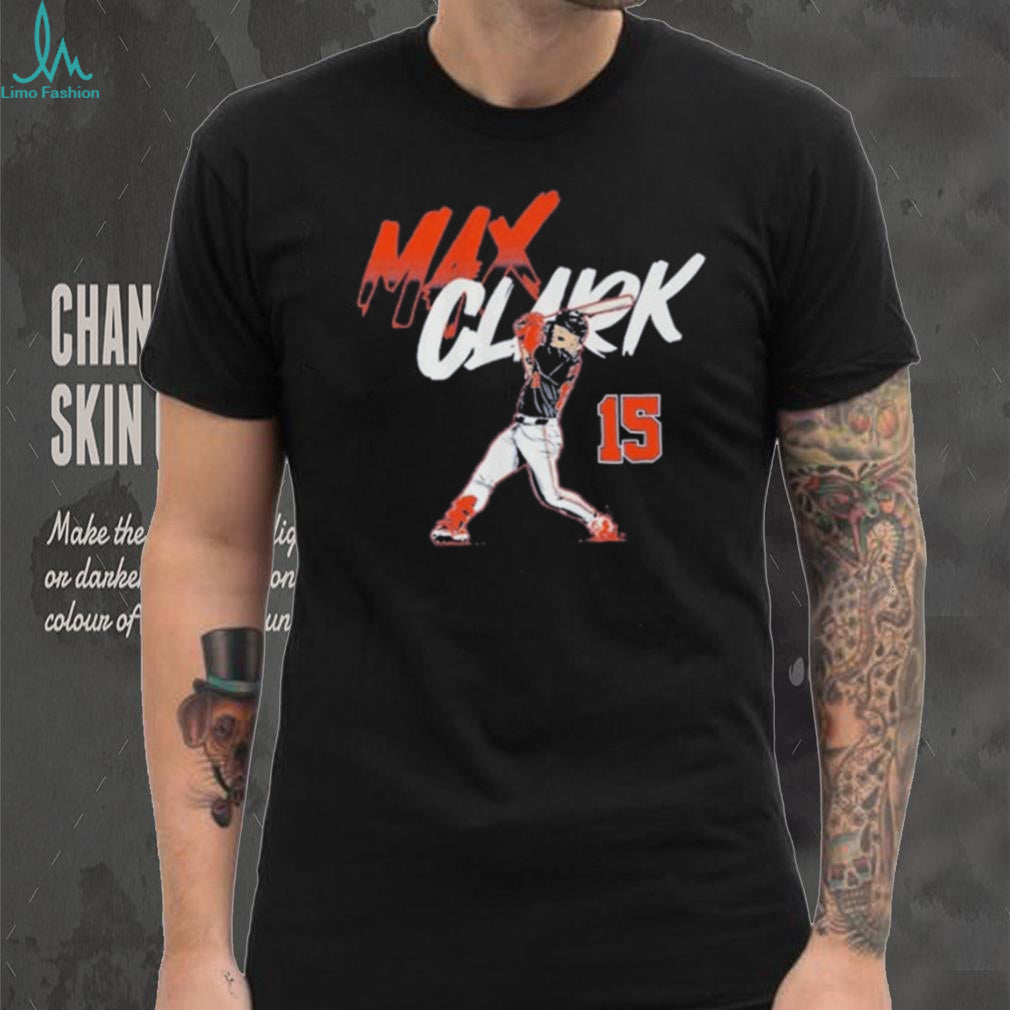 Max Clark Detroit Tigers Slugger Swing Number shirt