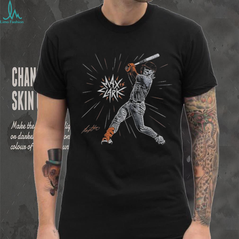 Max Clark Spark Detroit baseball signature shirt
