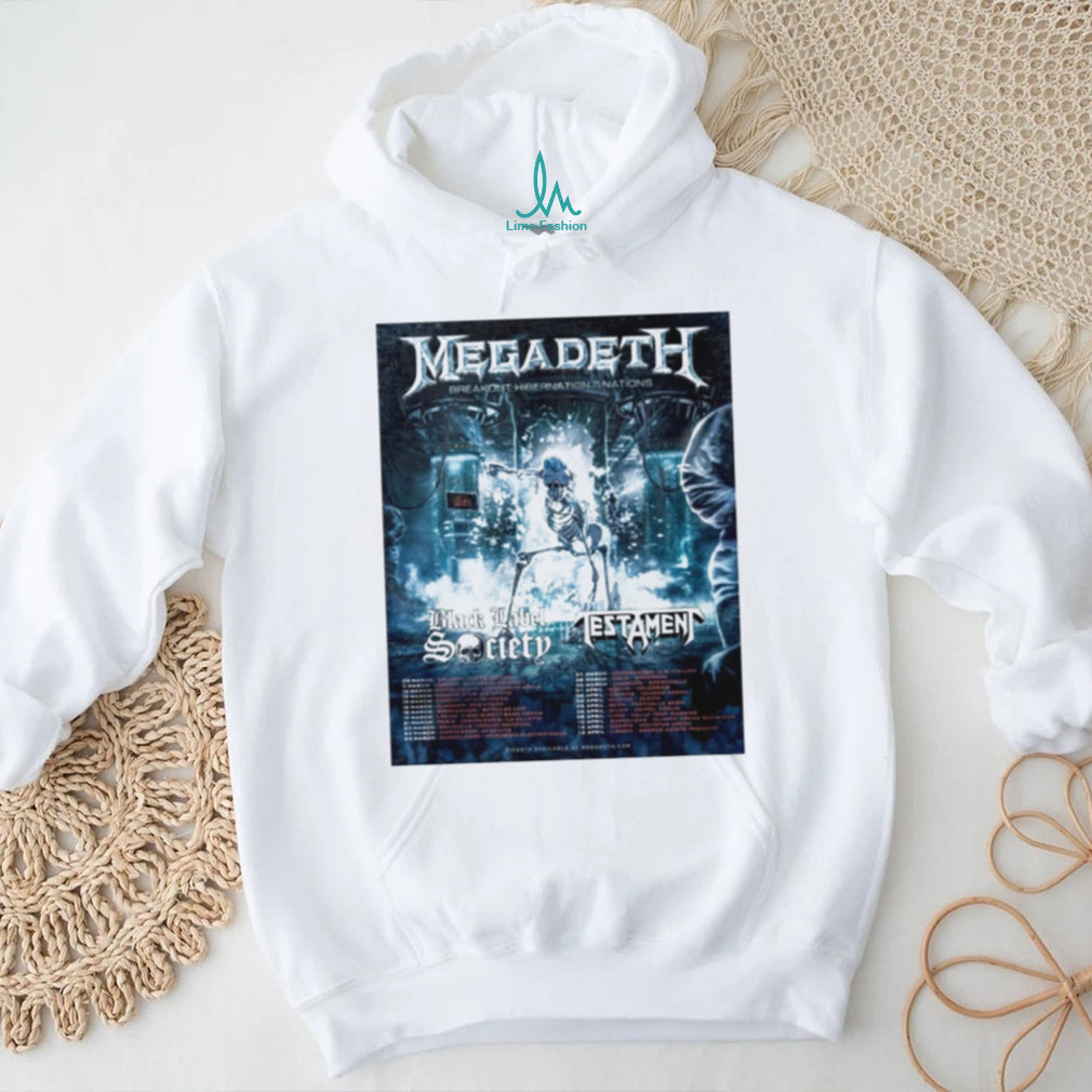 Megadeth Breakout Hibernation Of The Nations Tour 2027 Shirt
