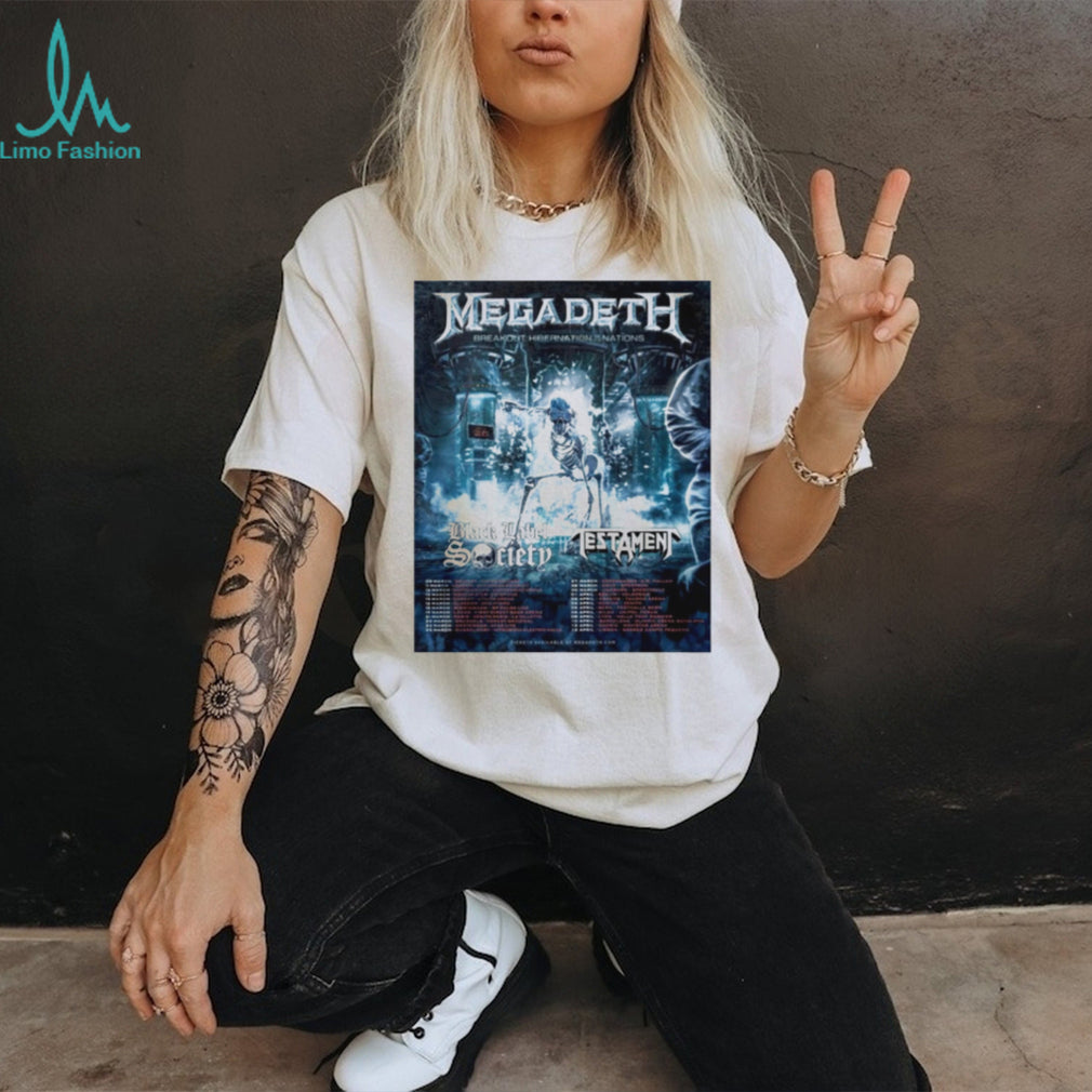 Megadeth Breakout Hibernation Of The Nations Tour 2027 Shirt