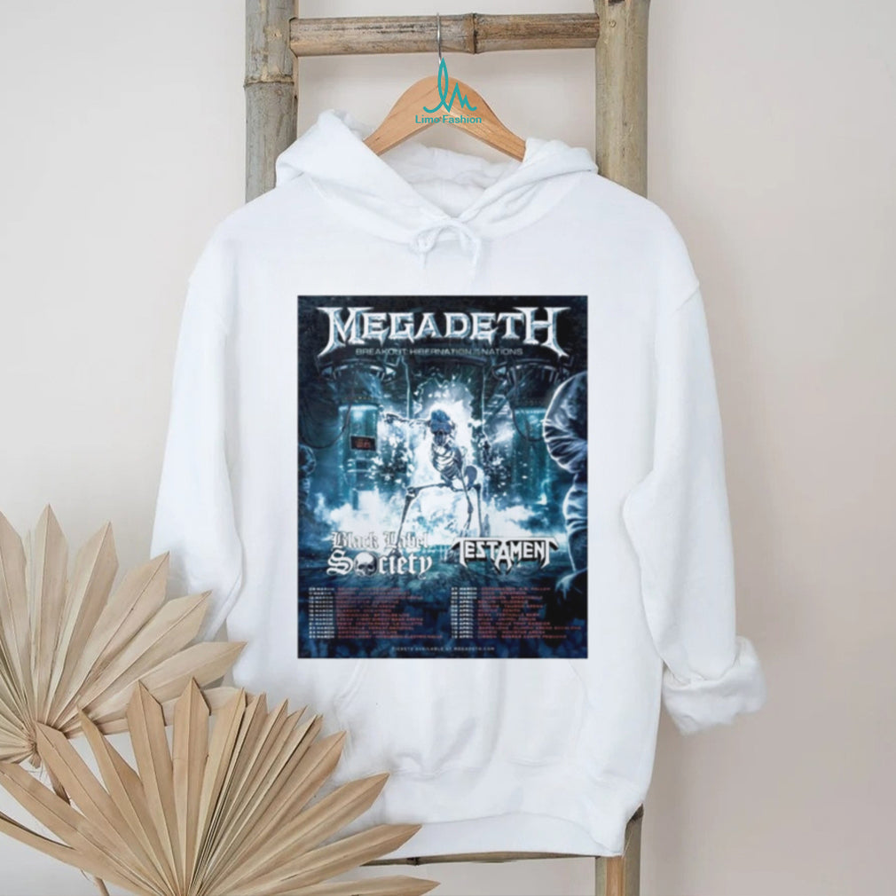 Megadeth Breakout Hibernation Of The Nations Tour 2027 Shirt