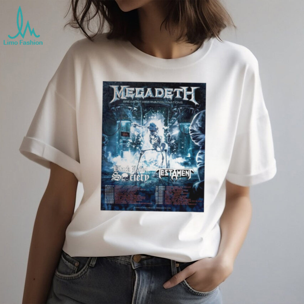 Megadeth Breakout Hibernation Of The Nations Tour 2027 Shirt