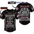 Megadeth Upon My Podium Personalized Baseball Jersey