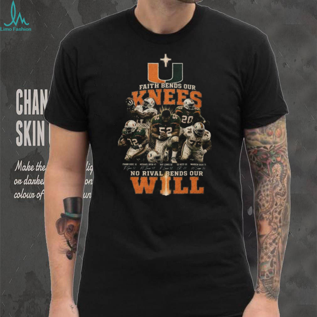 Miami Football Legends Faith Bends Our Knees