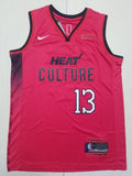 Miami Heat #13 Bam Adebayo Heat 13 Red City s-xxl Style 2