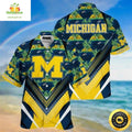 Michigan Wolverines Hawaiian Shirt Summer Beach Gift