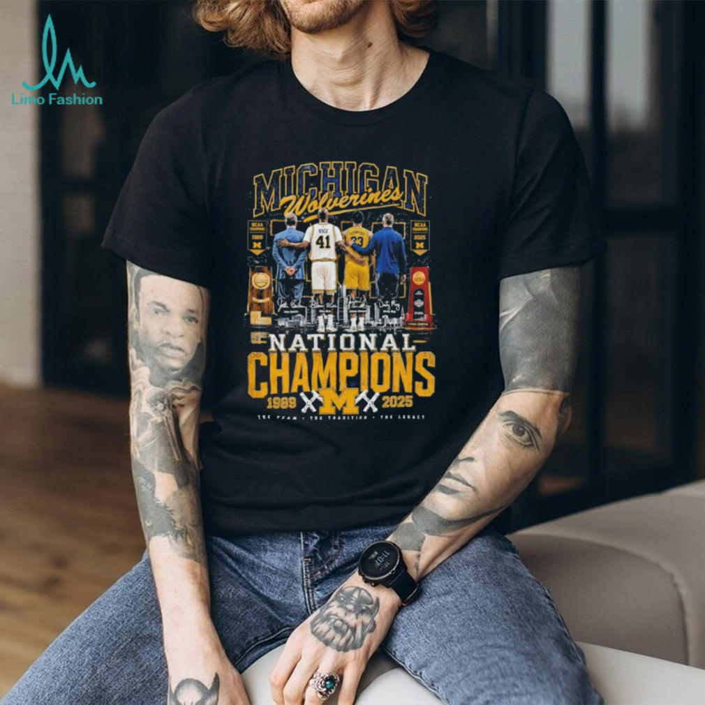 Michigan Wolverines National Champions Basketball Legacy Shirt