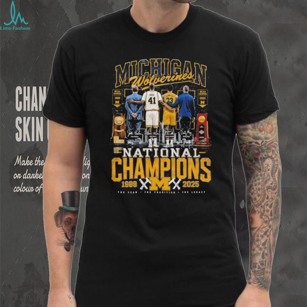 Michigan Wolverines National Champions Basketball Legacy Shirt
