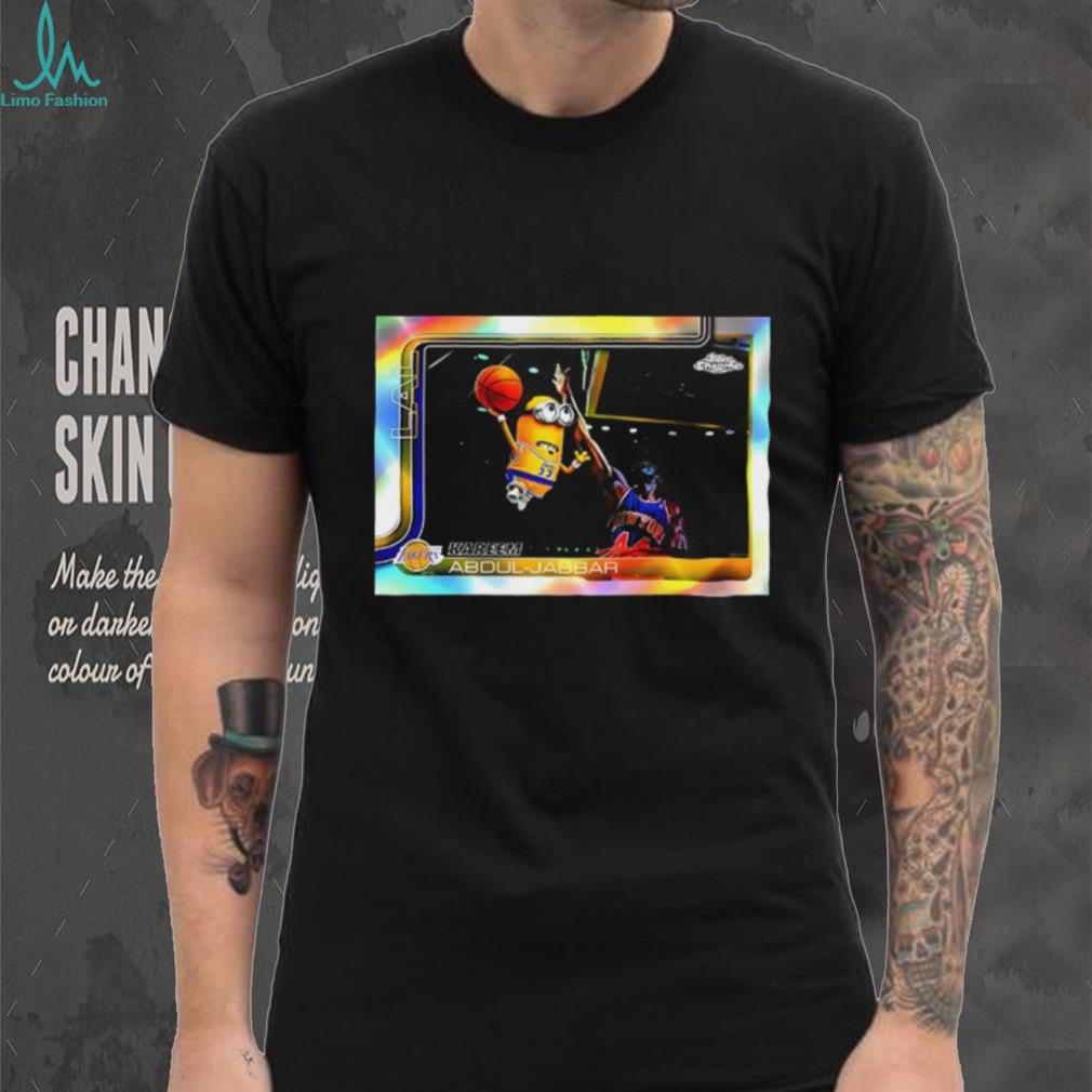 Minions NBA 2025 26 Kareem Abdul Jabbar basketball card shirt