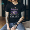 Minnesota Vikings 65 Years Anniversary Legends Signatures Shirt