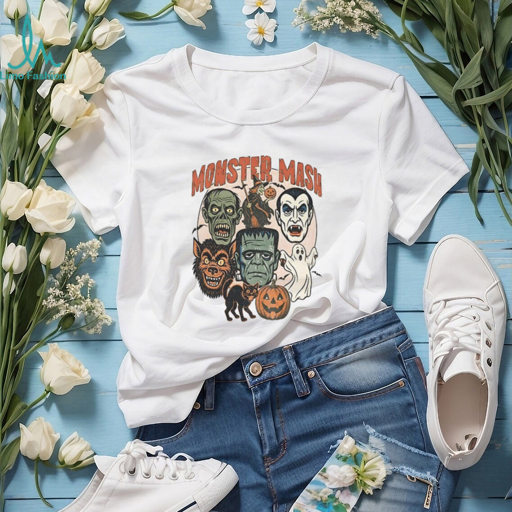 Monster Mash Retro Halloween Spooky Season shirt