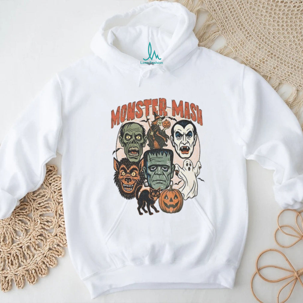 Monster Mash Retro Halloween Spooky Season shirt