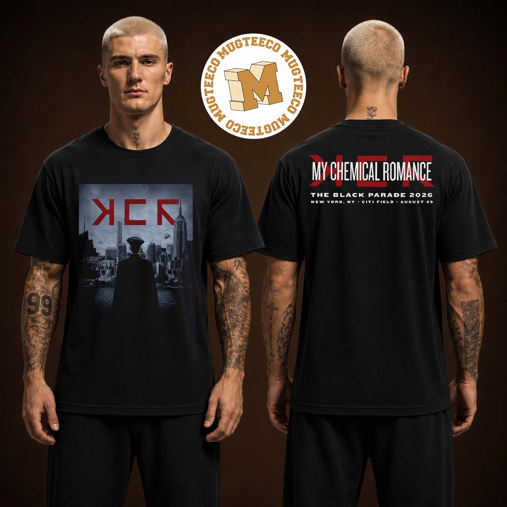My Chemical Romance KCN New York City Black Parade 2026 Graphic Unisex Black T Shirt