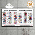 NBA The Biggest Games Of The NBA Season Regular Season Schedule NBA 2026 2027 Schedule Home Decor Poster Canvas