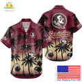 Florida State Seminoles Hawaiian Shirt Coconut Forest Tropical Fan Gear