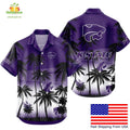 Kansas State Wildcats Hawaiian Shirt Tropical Coconut Forest Fan Gear