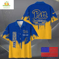Pittsburgh Panthers Hawaiian Shirt Paint Splatter Fan Custom