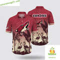 Arizona Coyotes Flamingo Hawaiian Shirt Tropical Summer Tee LV3ZXKSK5M