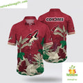 Arizona Coyotes Hawaiian Shirt Tropical Summer Fan Gear