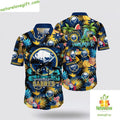 Buffalo Sabres Hawaiian Shirt Tropical Fruit Aloha Shirt for Summer