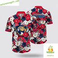 Florida Panthers Hawaiian Shirt Tropical Begonia Summer Shirt
