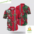 Minnesota Wild Hawaiian Shirt Tropical Floral Summer Shirt