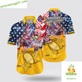 Pittsburgh Penguins Hawaiian Shirt 4th of July Aloha Shirt LV QC6XR6I1