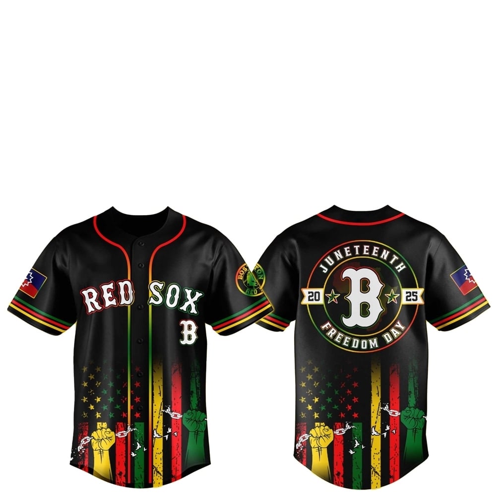 Boston Red Sox Juneteenth Day 2025 Baseball Jersey Hat - Grishko.com