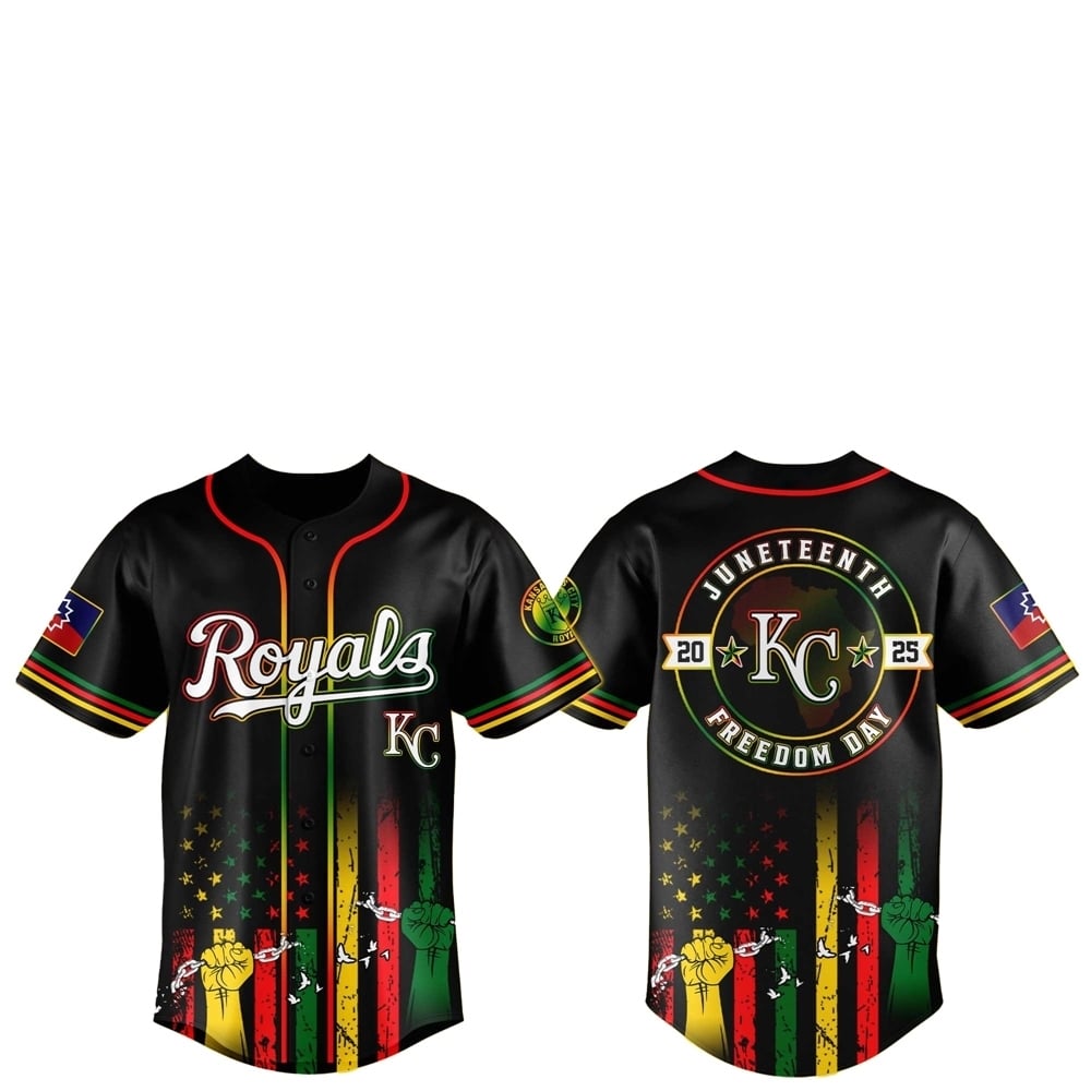 KC Royals Juneteenth Day 2025 Baseball Jersey Hat - Grishko.com