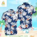 NY Mets Hawaiian Shirt Floral Aloha Shirt Cool Ocean Vibes Baseball Apparel