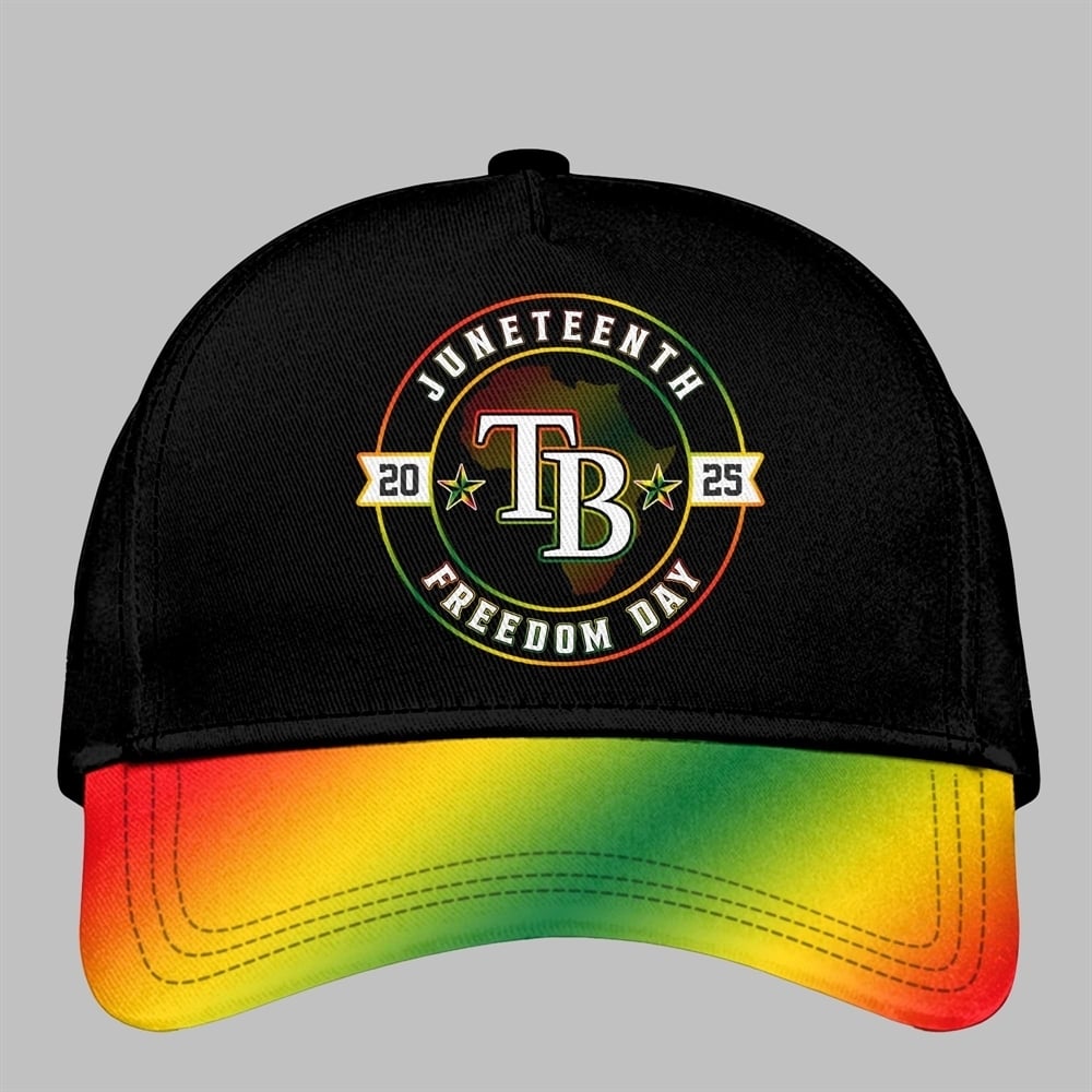 Tampa Bay Rays Juneteenth Day 2025 Baseball Jersey Hat - Grishko.com