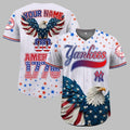 NY Yankees Independence Day Baseball Jersey 2025 - Grishko.com