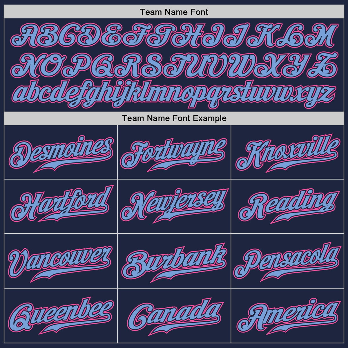 Custom Navy Pink-Light Blue Authentic Baseball Jersey