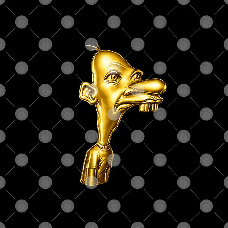 Neegy Meme Cartoon Head T Shirt