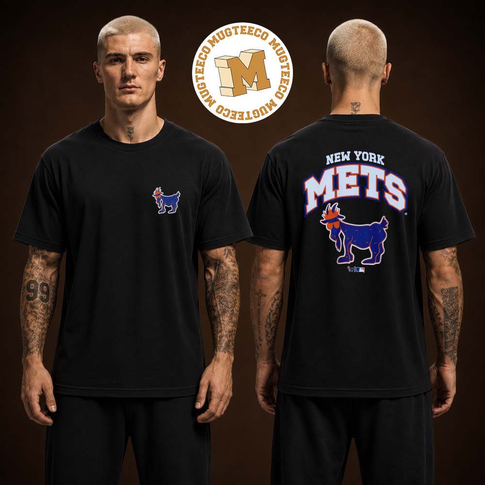 New York Mets Script Classic Two Sided Unisex T Shirt