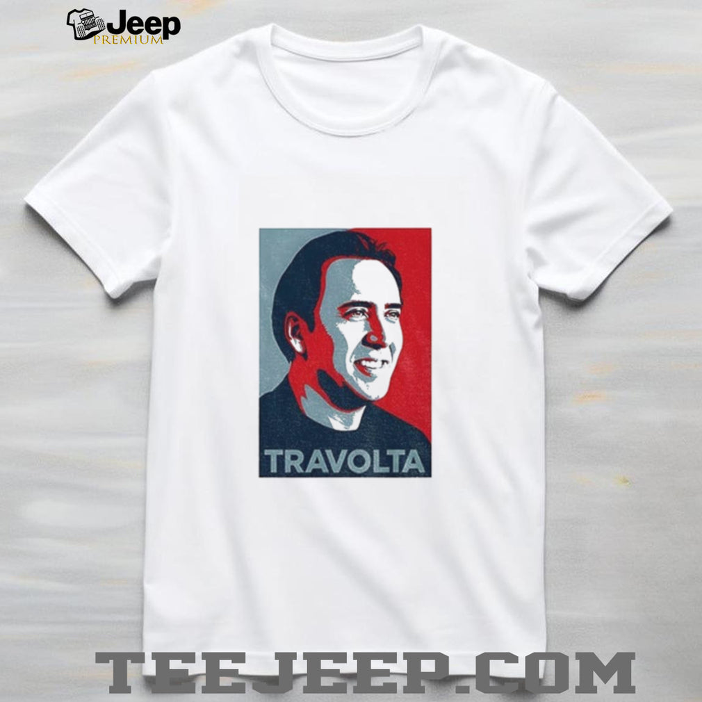 Nicolas Cage Parody Poster Art Travolta Shirt