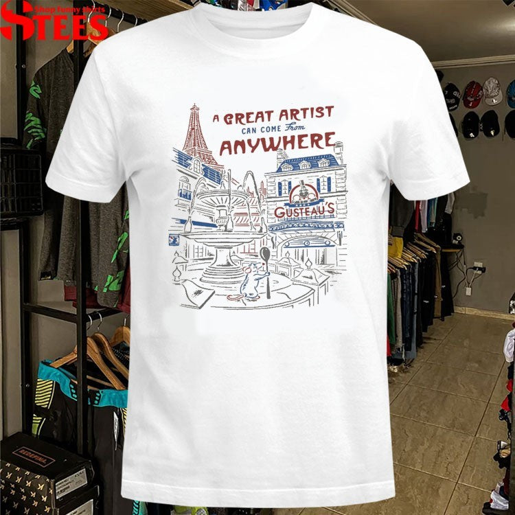 A Great Artist Can Come From Anywhere Gusteau’s Mr. Morrow T-shirts