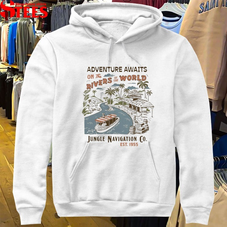 Adventure Awaits On The Rivers Of The World Jungle Navigation T-shirts